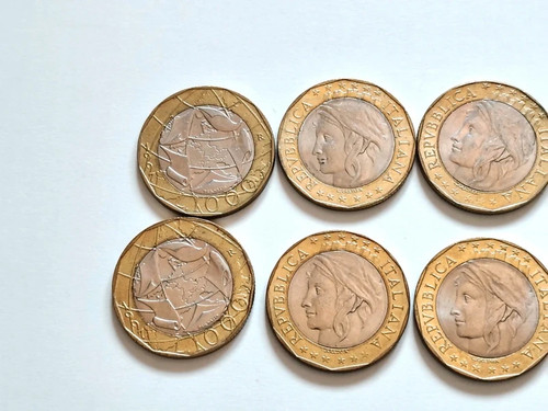 Monete lire 1000 del - monete,