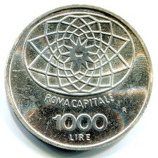 Italia 1000 lire Roma Capitale