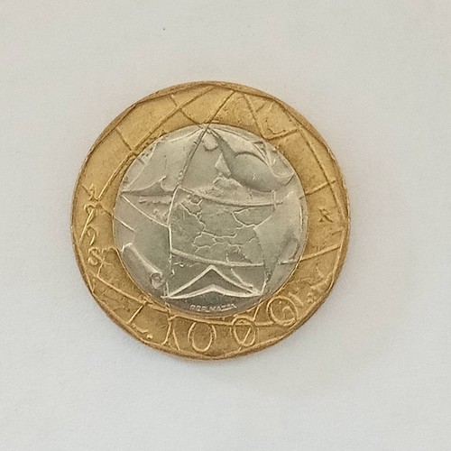 Moneta 1000 lire rara 1998 - lire,