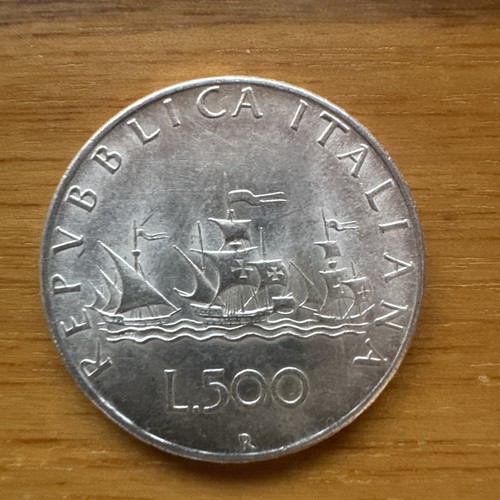 Italia 500 lire caravelle - italia,