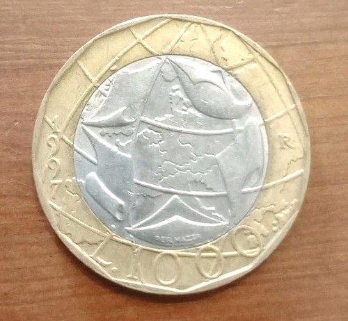 Moneta mille 1000 lire - lire, 1997