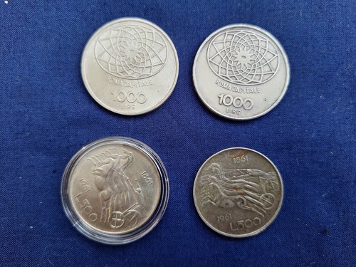 Lotto monete argento lire - lotto,