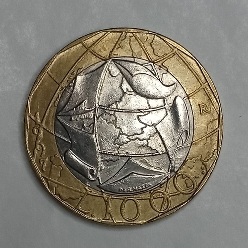 Moneta 1000 lire - lire, bimetallica