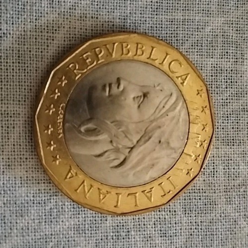 Moneta 1000 lire - moneta,