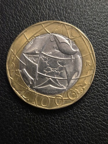 1000 lire moneta bimetallica - 1000,