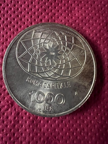 Moneta 1000 lire argento - moneta,