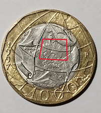 MONETA 1000 LIRE 1997 CONFINI
