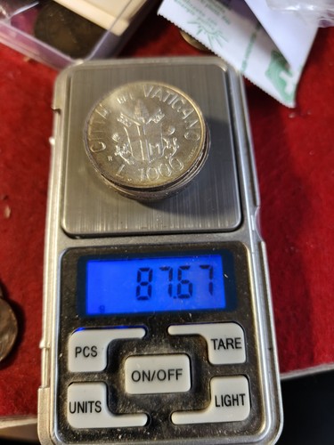 Lotto monete vaticano 1000 - lotto,