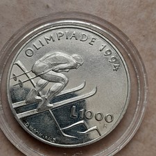 moneta argento1000lire 1994