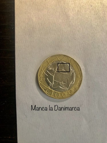 Moneta 1000 lire - moneta, 1998