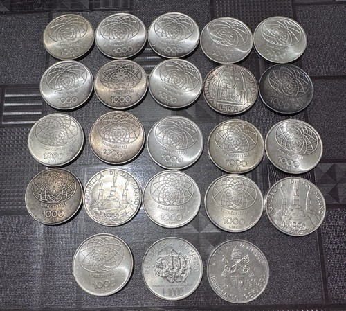 Lotto monete da 1000 - lotto,