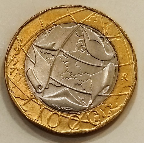 Moneta mille 1000 lire - lire, 1997