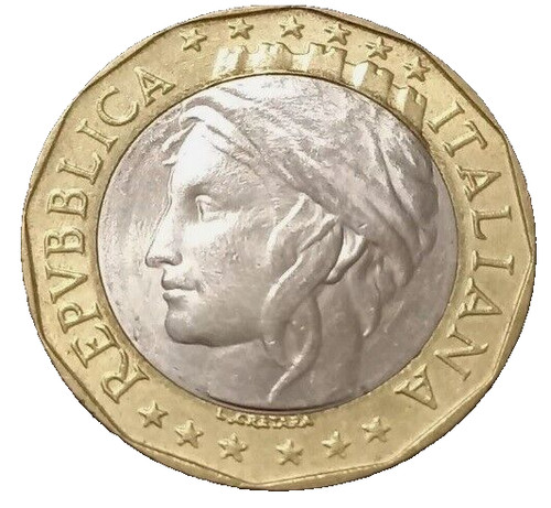 Italia moneta da - moneta,