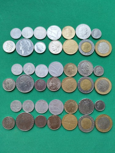 Moneta italiana 1000 - italiana, 1/1000