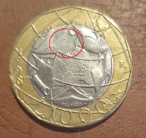 Moneta 1000 lire - moneta,