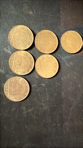 Lotto monete 200 500 1000 - 31,