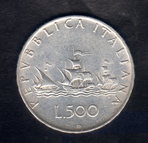 Moneta 500 lire argento - in,