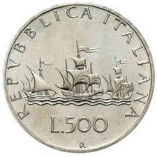 Italia 500 lire "Caravelle"