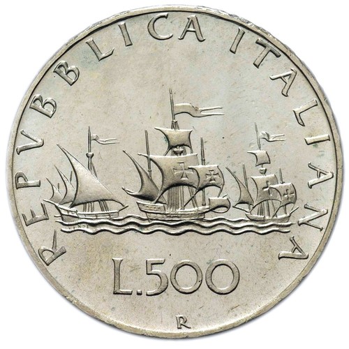 Italia 500 lire caravelle - italia,