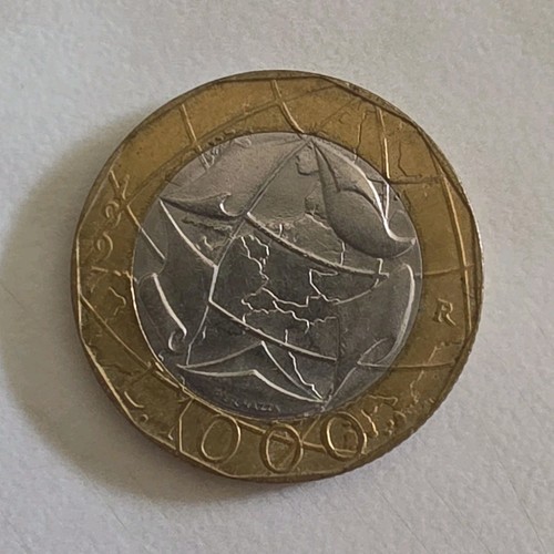 Moneta italia 1000 lire - italia,