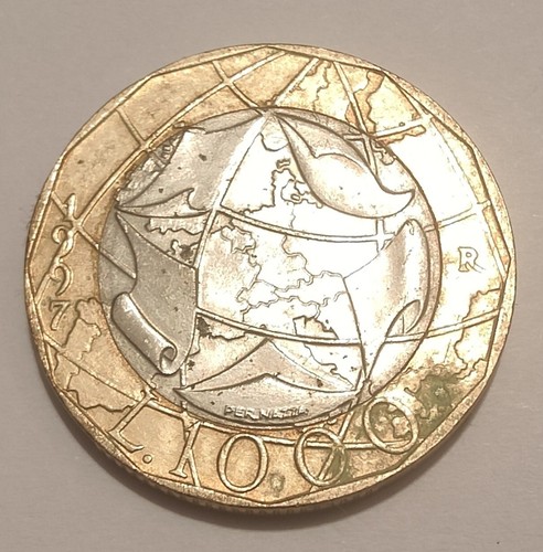 Moneta rara 1000 lire del - rara,