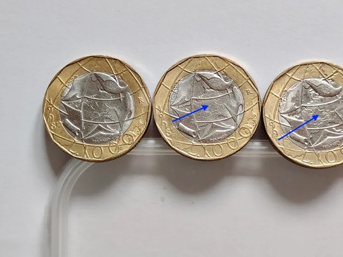 Monete lire 1000 - lire, 1997