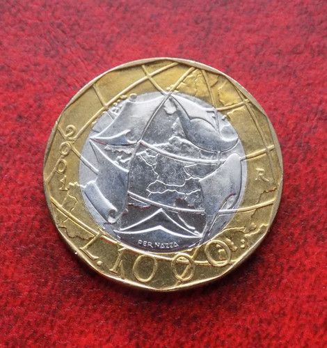 1000 lire 2001 fdc italia - 1000,